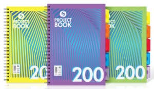 Silvine A4 5 Part Divider Book - Assorted
