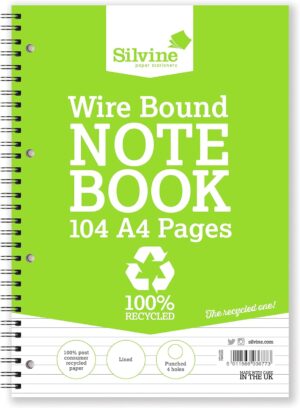 Silvine A4 Twin Wire Notebook
