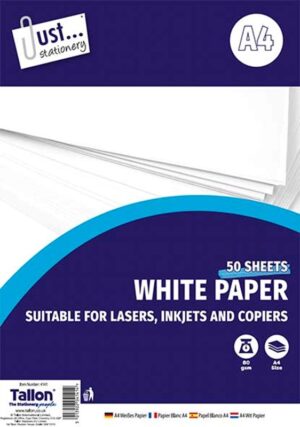 Just Stationery A4 White Copy Paper 50's