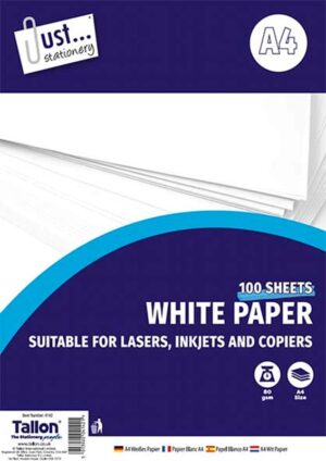 Just Stationery A4 White Copy Paper 100's
