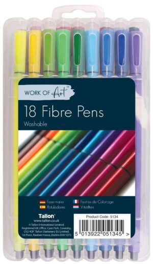 Easynote Washable Fibre Pens 18's
