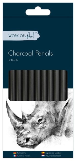 Work of Art Charcoal Pencils 12's