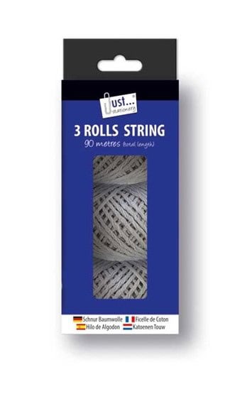 Just Stationery Balls of White String 3's