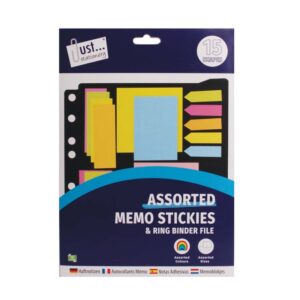 Just Stationery Folder Pack of Neon Memo Stickers
