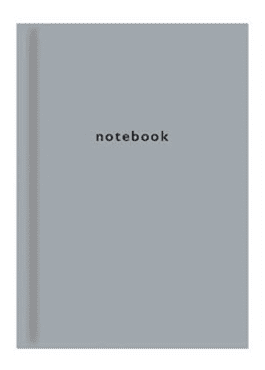 Just Stationery A6 Hardback Notebook - Pastels