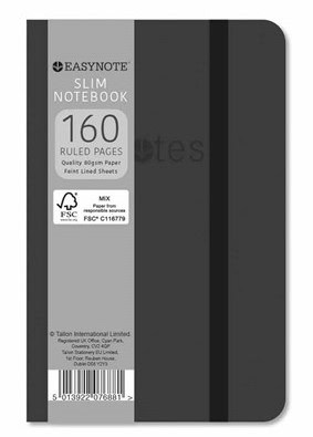 Easynote Slim Soft Touch Notebook - Rustic Colours