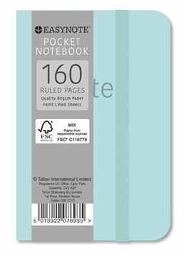 Easynote Pocket Soft Touch Notebook - Pastel Colours
