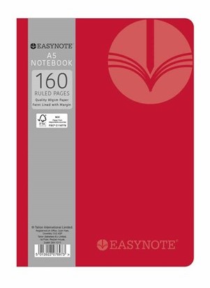 Easynote A5 Icon Notebook - Classic Colours