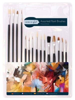 Work of Art Paint Brushes 15's