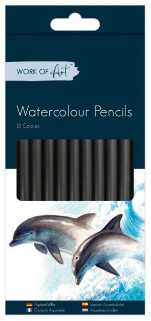 Work of Art Watercolour Pencils 12's