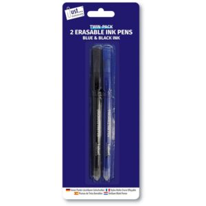Just Stationery Erasable Ink Pens 2 Pack