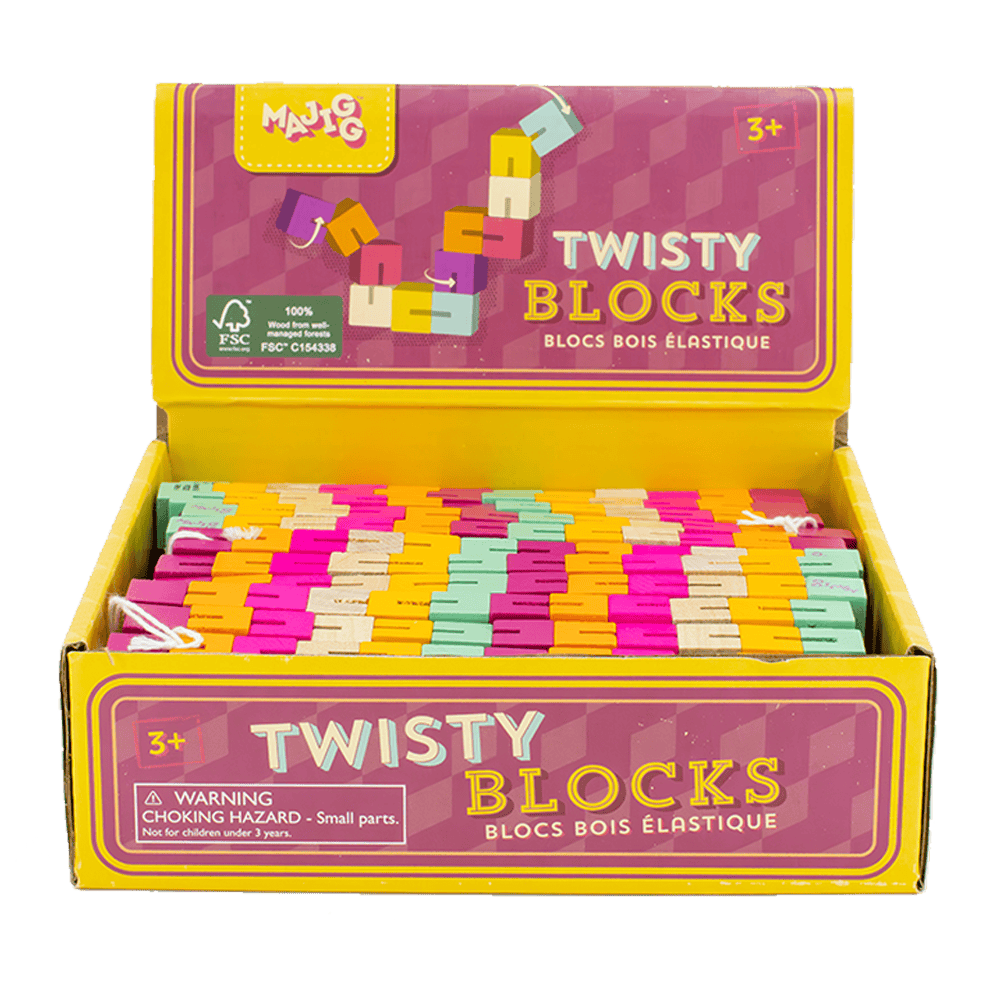 MAJIGG Twisty Blocks FSC™ 100% certified CDU