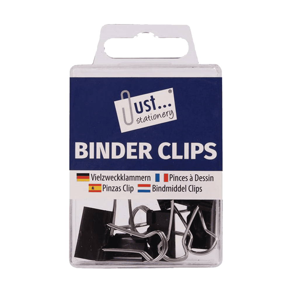 Just Stationery Binder Clips from Harrisons Direct