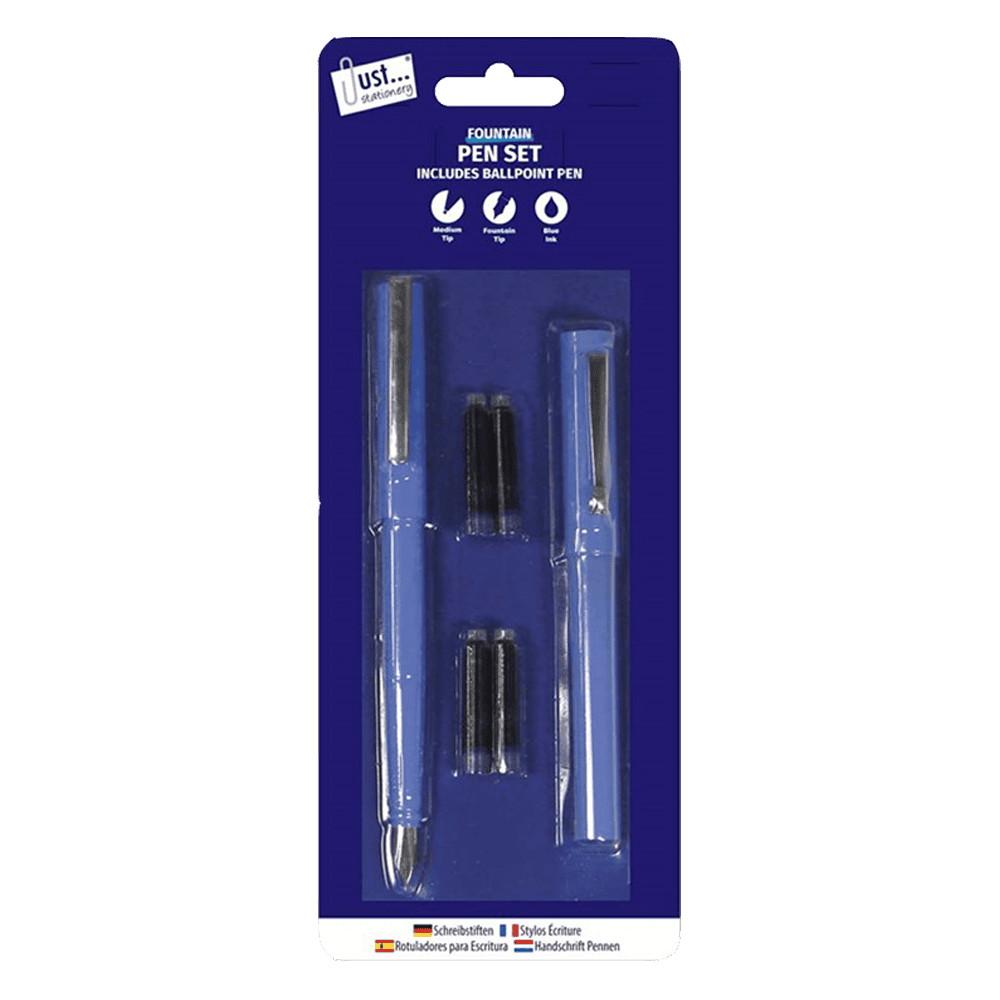 Just Stationery Fountain Pen & Ballpoint Pen Set