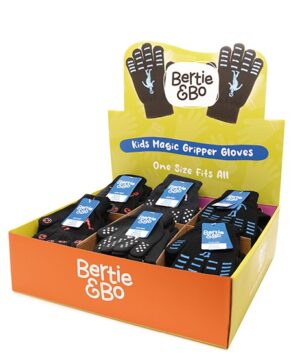 Boys Thermal Magic Gripper Gloves Assorted Colours CDU