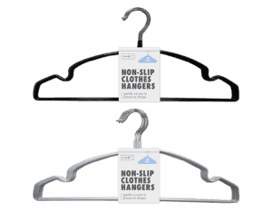 Non Slip Plastic Coat Hangers Pack of 10 from Harrisons Direct