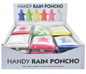 Emergency Rain Poncho in Assorted Colours from Harrisons Direct