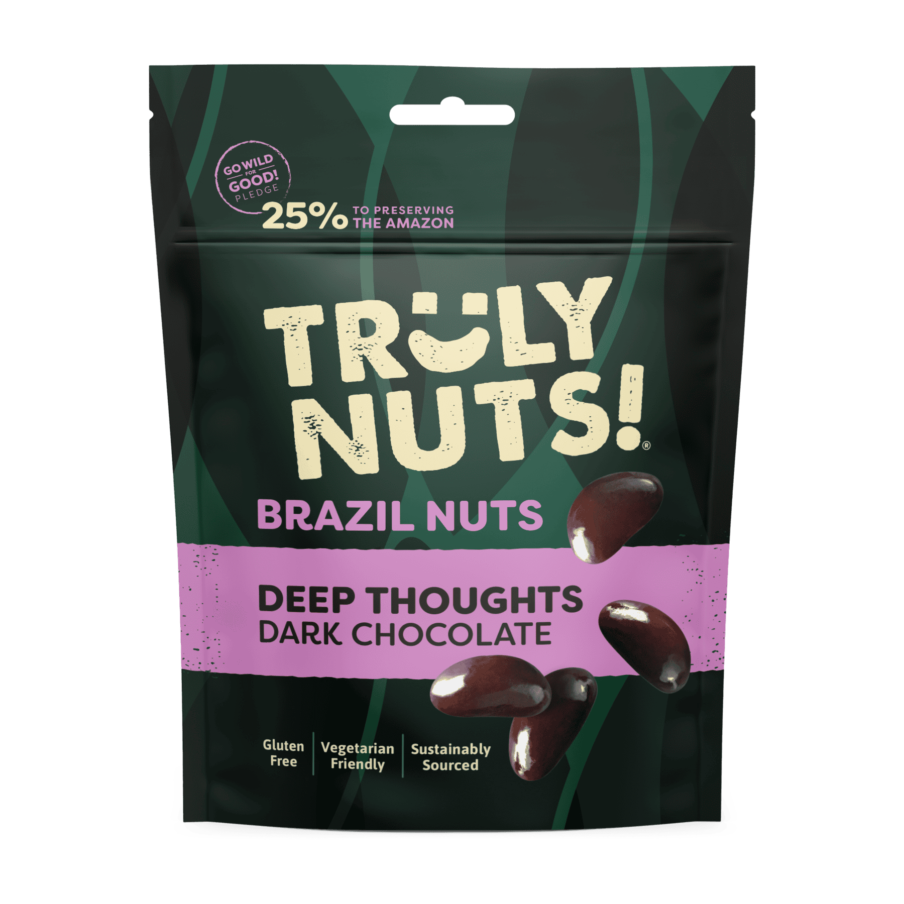 Truly Nuts Dark Chocolate Brazil Nuts 120g from Harrisons Direct