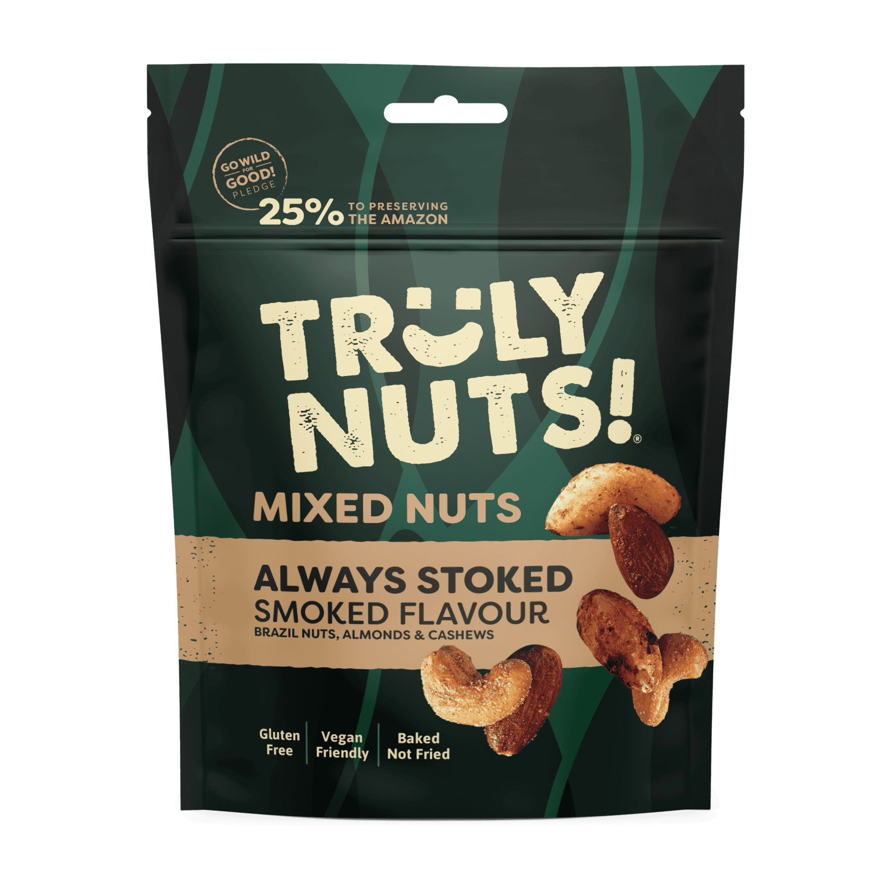 Truly Nuts Smoked Flavour Mixed Nuts 120g from Harrisons Direct