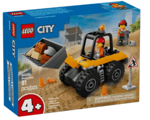 LEGO City Great Vehicles 60450 Yellow Construction Wheel Loaders from Harrisons Direct