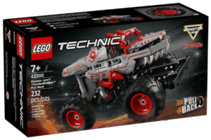 LEGO Technic 42200 Monster Jam ThunderROARus Pull Back set from Harrisons Direct