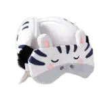 Relaxeazzz Adoramals Bali the Zebra Plush Travel Pillow & Eye Mask from Harrisons Direct