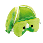 Relaxeazzz Adoramals Dinosaur Plush Travel Pillow Eye Mask from Harrisons Direct