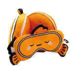 Relaxeazzz Adoramals Finley the Clown Fish Plush Travel Pillow & Eye Mask from Harrisons Direct