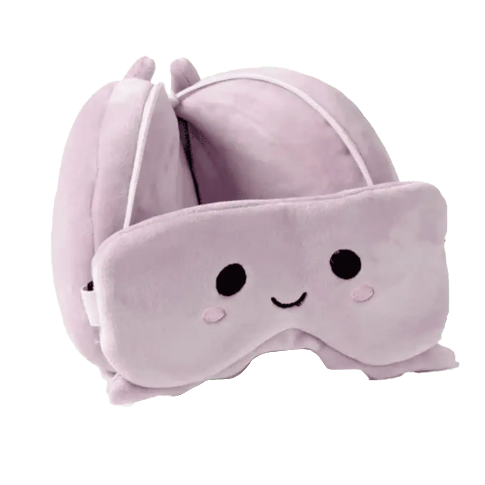 Relaxeazzz Adoramals Octopus Plush Travel Pillow & Eye Mask from Harrisons Direct