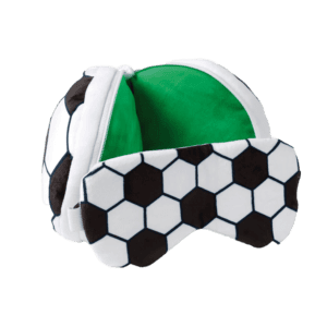 Relaxeazzz Football Plush Travel Pillow & Eye Mask from Harrisons Direct