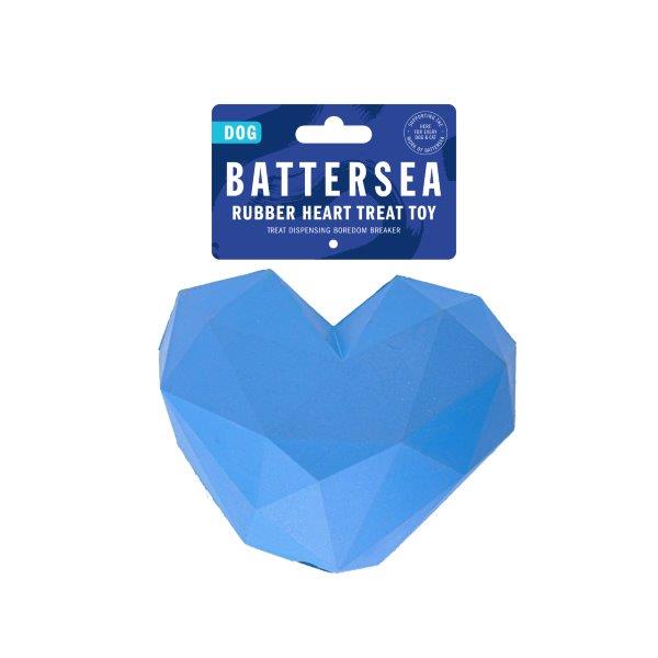 Rosewood Battersea Rubber Heart Treat Dog Toy from Harrisons Direct