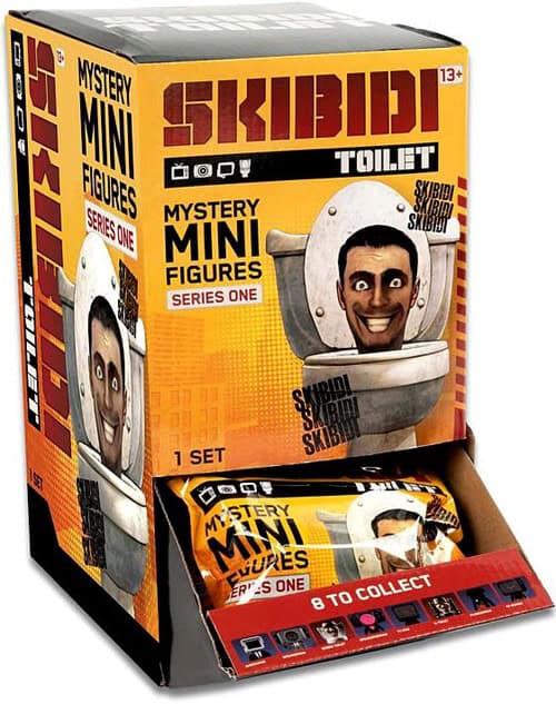 Skibidi Toilet Mystery Mini Figure in CDU from Harrisons Direct
