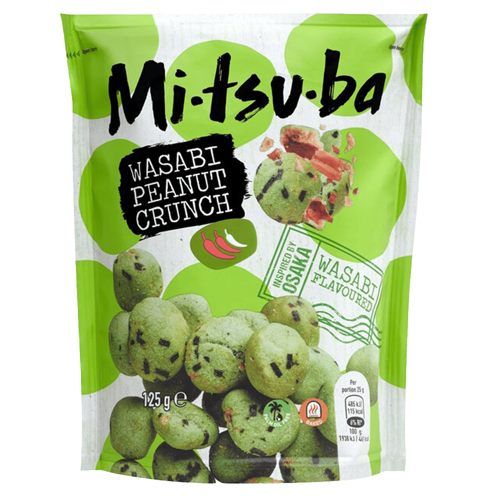 Mitsuba Wasabi Peanut Crunch 125g from Harrisons Direct