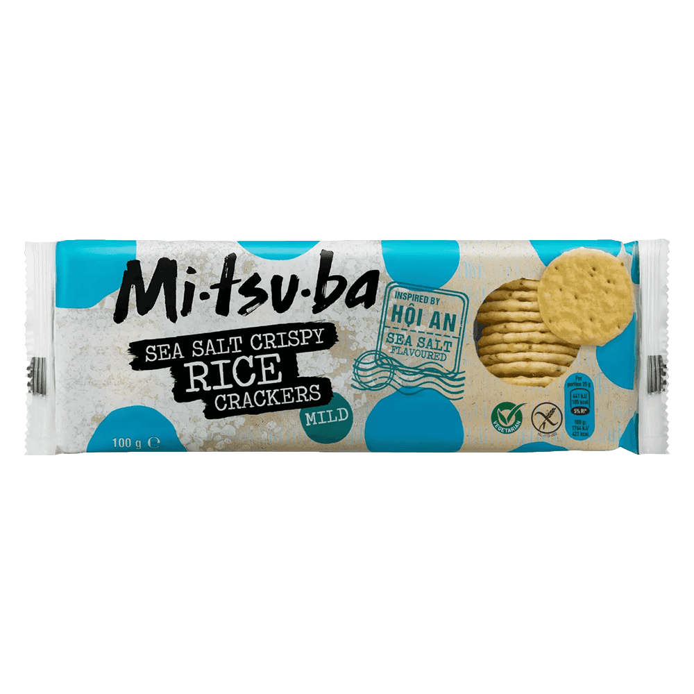 Mitsuba Sea Salt Crispy Rice Crackers 100g from Harrisons Direct