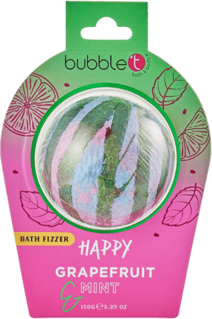 Bubble T Happy Bath Fizzer in Grapefruit & Mint 150g