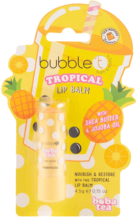 Bubble T Lip Balm Tropical 4.5g from Harrisons Direct