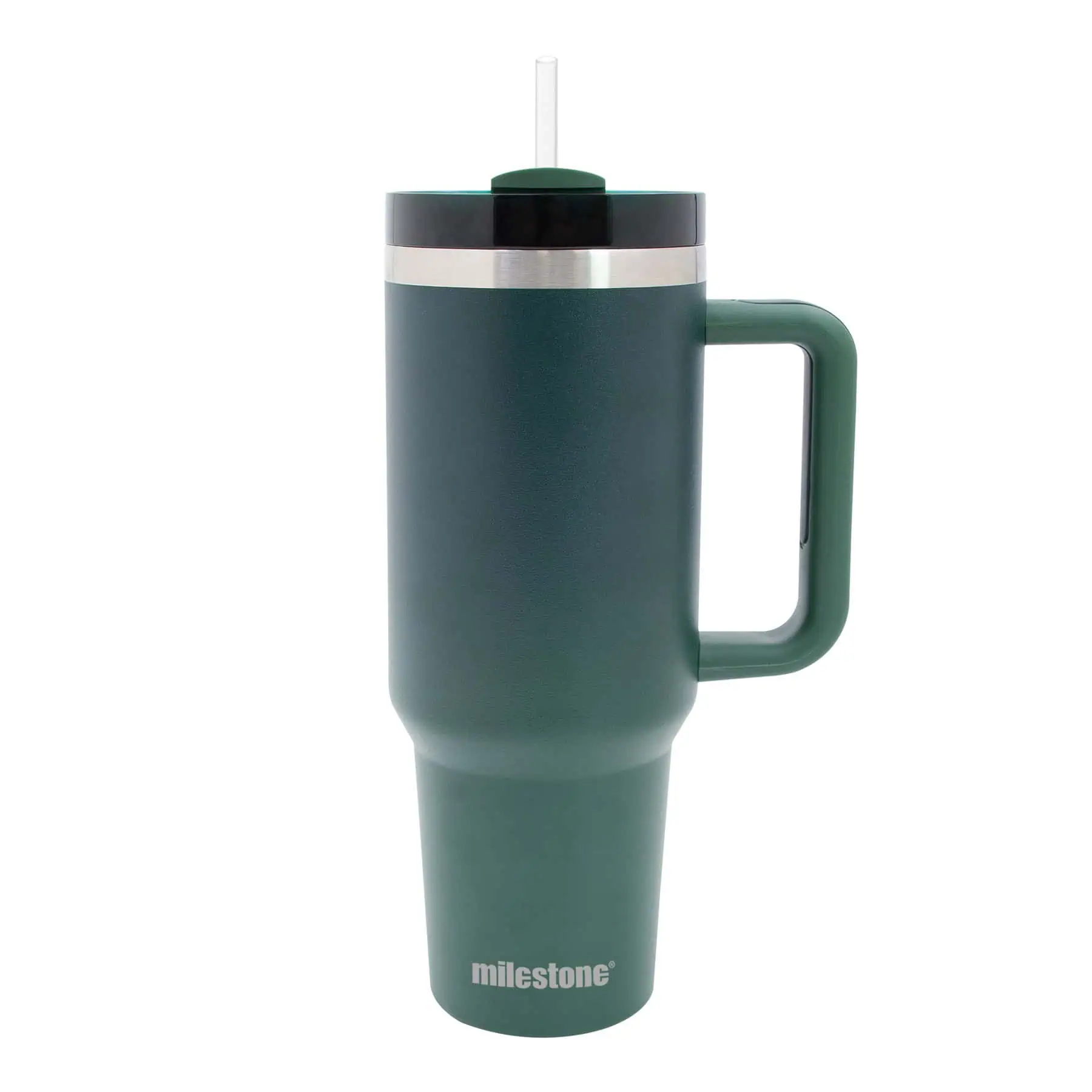 Milestone Tumbler Evergreen with Straw Lid from Harrisons Direct