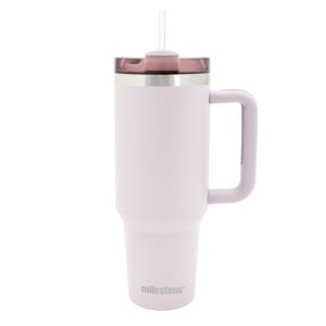 Milestone Tumbler Pebble with Straw & Lid 1183ml from Harrisons Direct