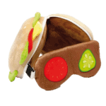 Relaxeazzz Fast Food Burger Plush Travel Pillow Eye Mask from Harrisons Direct