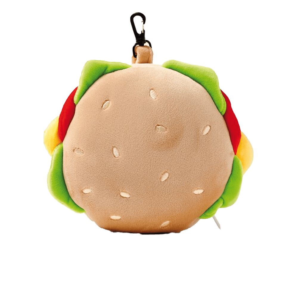 Relaxeazzz Fast Food Burger Plush Travel Pillow Eye Mask from Harrisons Direct