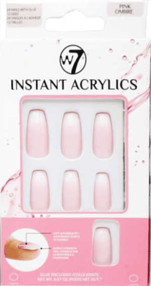 W7 Acrylics Nails Instant Assorted from Harrisons Direct