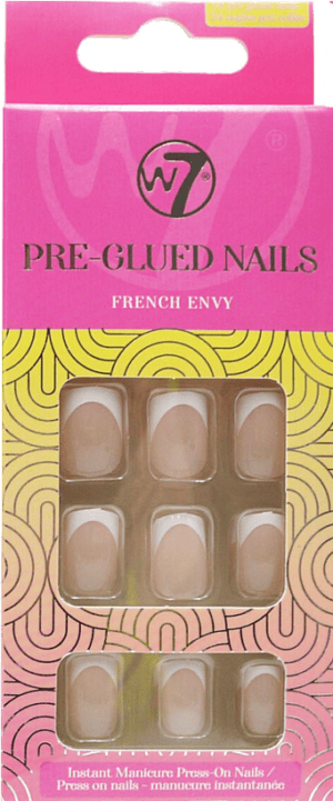 W7 Pre Glued Nails Assorted from Harrisons Direct