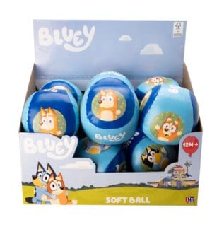 Bluey Soft Ball 3" CDU from Harrisons Direct