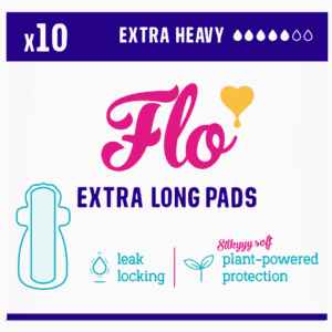 FLO Bamboo Extra Long Pads 10's from Harrisons Direct