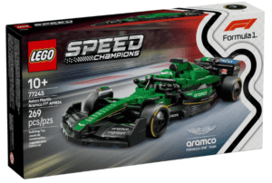 LEGO Speed Champions 77245 Aston Martin Aramco F1 AMR24 Race Car from Harrisons Direct