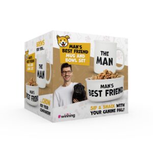 Man's Best Friend Mug & Bowl Set from Harrisons Direct