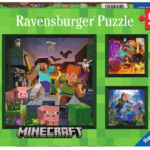 Ravensburger Minecraft Biomes 3 x 49 Piece Jigsaw Puzzle from Harrisons Direct