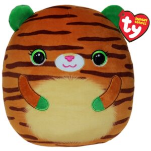 TY Squishy Beanies Tiggy Tiger 10" from Harrisons Direct