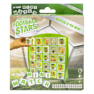 World Football Stars Top Trumps Mini Match from Harrisons Direct