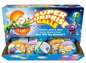 Boys Surprise Balls In Display 90mm from Harrisons Direct